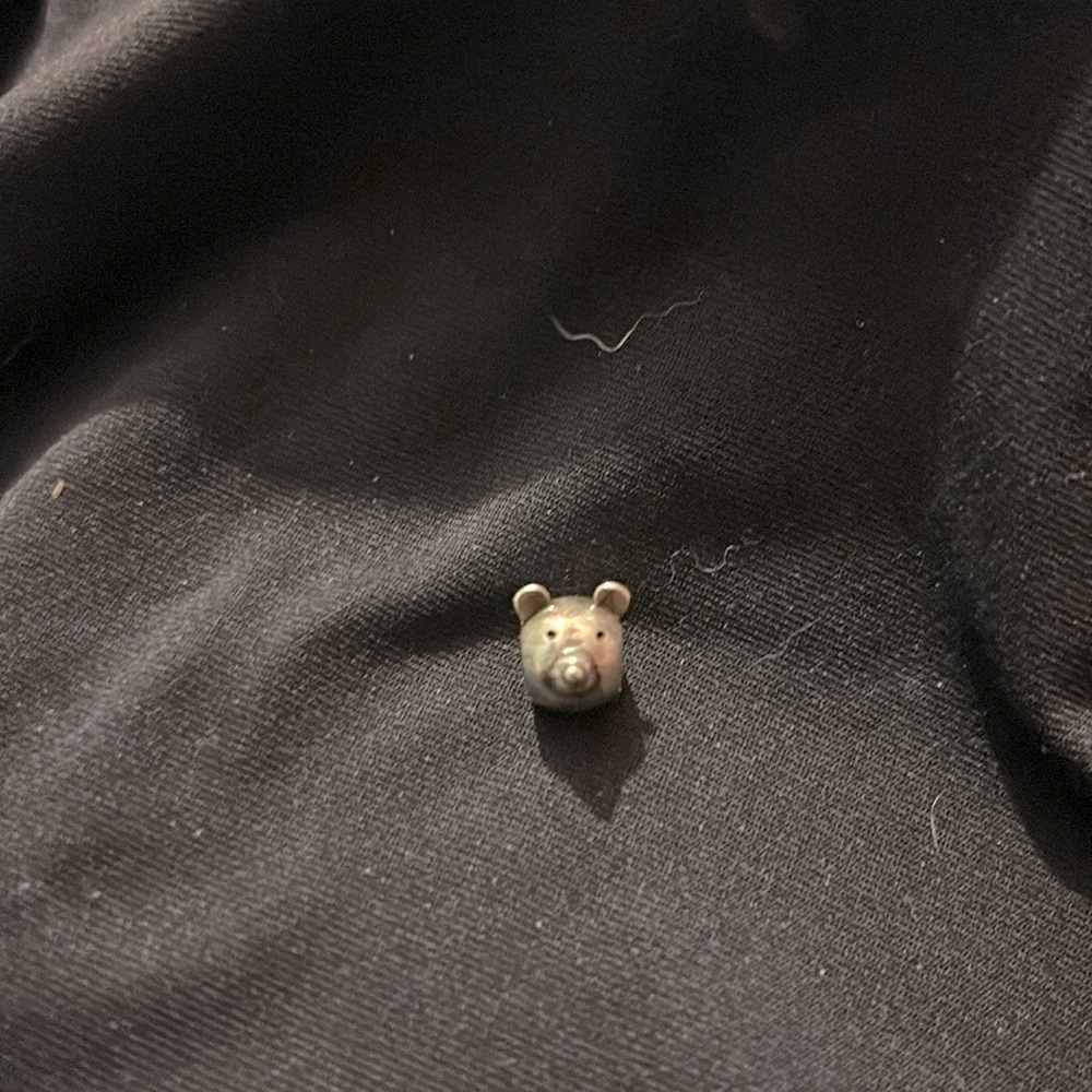 Pandora bear head charm